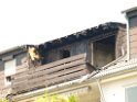Mark Medlock s Dachwohnung ausgebrannt Koeln Porz Wahn Rolandstr P60